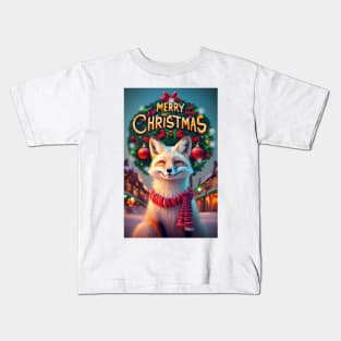 Merry Christmas - Fox Kids T-Shirt